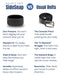 SideSnap vs Usual Belts. Zero pressure, stepless git, clean & sharp looks, versatile usage.